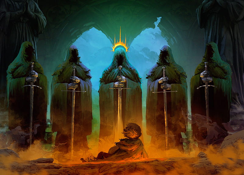 The Lord of the Rings, Lord of the Rings, Hobbit, Nazgûl, Sword, HD wallpaper