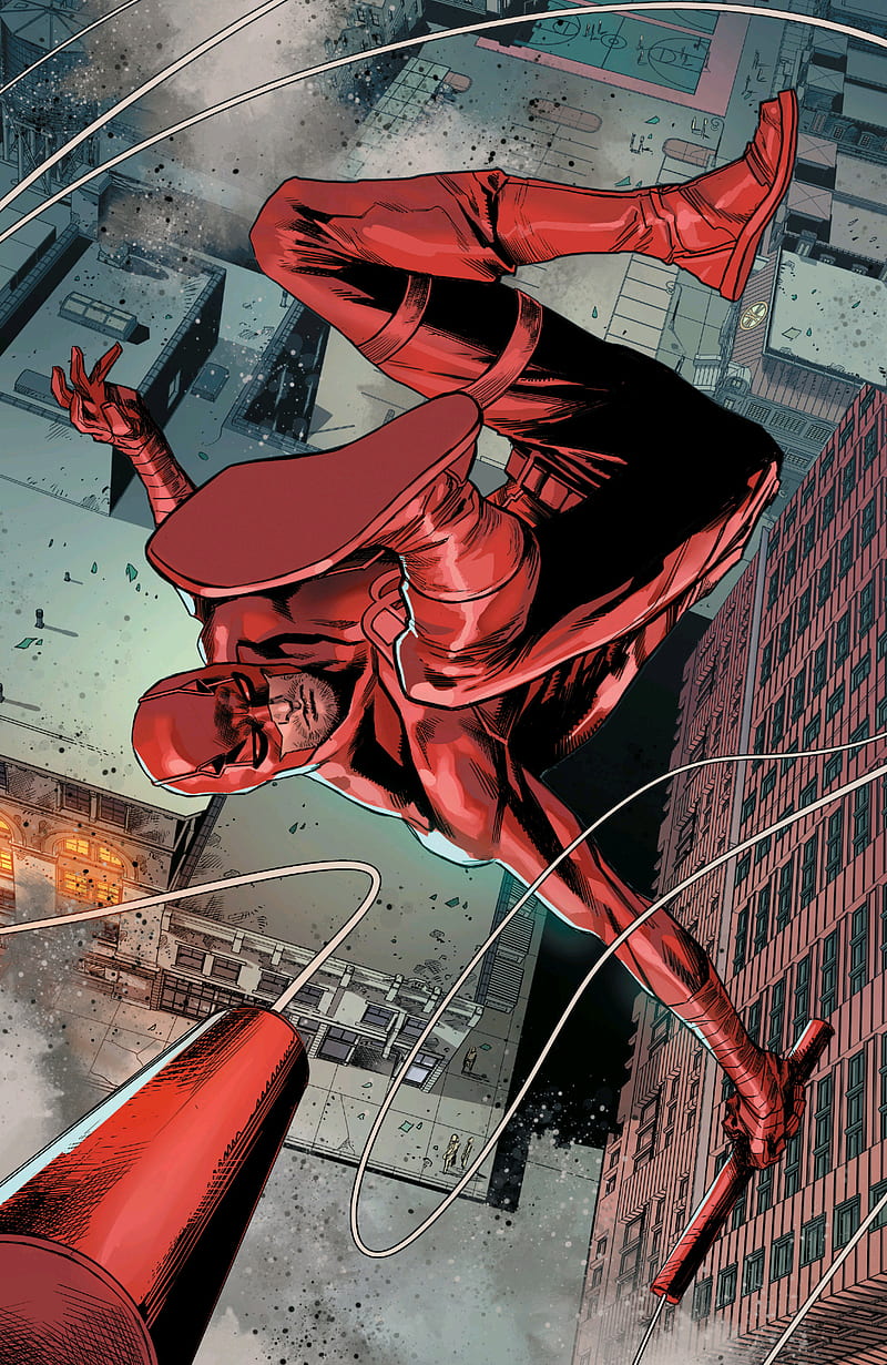 Daredevil, comic book, comics, marvel, marvel comics, superhero, HD phone wallpaper