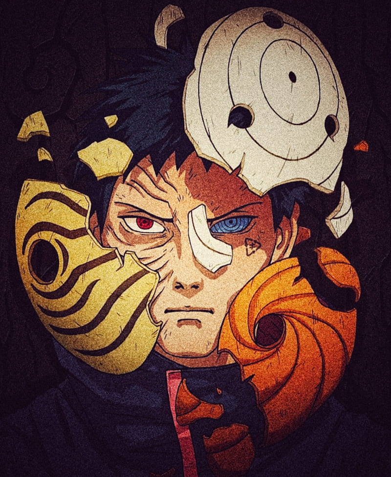 This is Uchiha Obito from Naruto.  Naruto sketch, Naruto drawings, Anime  sketch