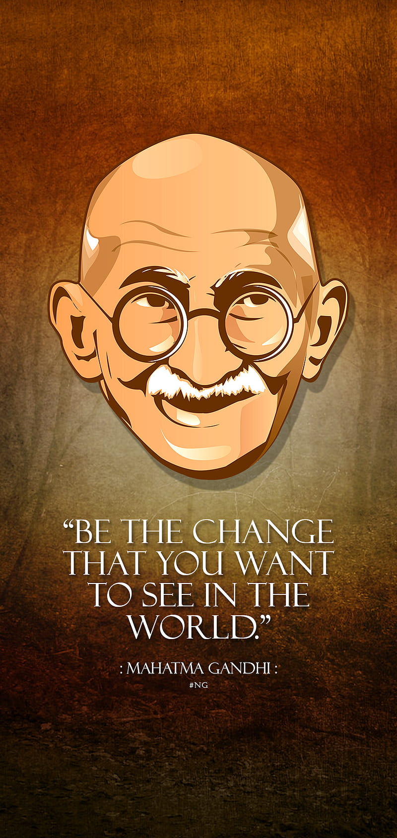 Gandhi jayanti bapu, 2019, father, father of nation, gandhi jayanti, love, quote, sayings, HD phone wallpaper