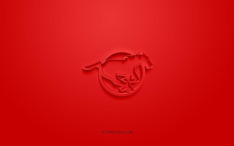 Calgary Stampeders Canadian Football Club Creative 3d Logo Red Background Hd Wallpaper Peakpx