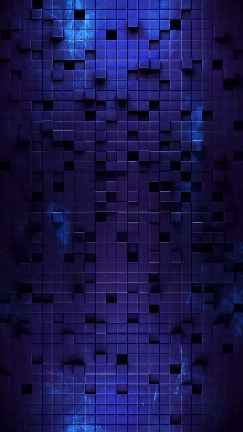 Tiles, blocks, blue, purple, nature, HD phone wallpaper | Peakpx
