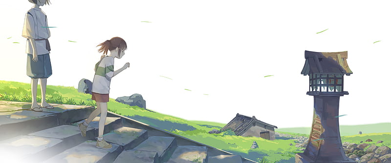 Anime, Spirited Away, Chihiro (Spirited Away), HD wallpaper