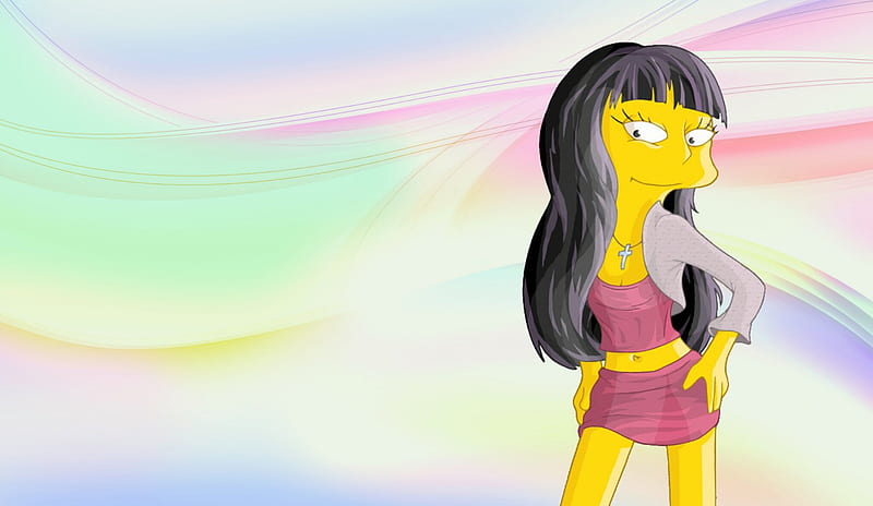 Jessica Lovejoy 2, cute, TV Series, Jessica Lovejoy, The Simpsons, Cartoons, HD wallpaper