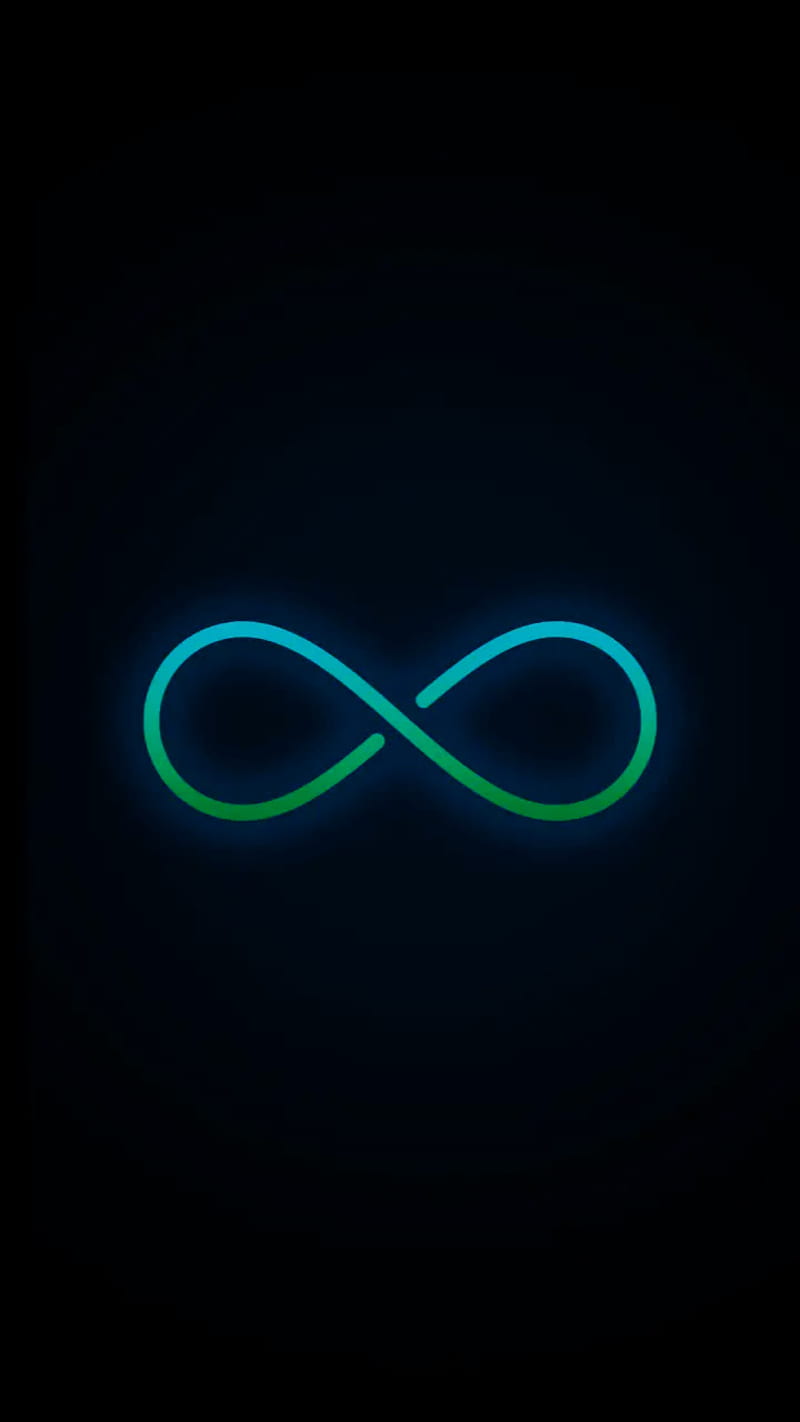 unlimited, gente, infinity, modern, neon, symbol, themes, HD phone wallpaper