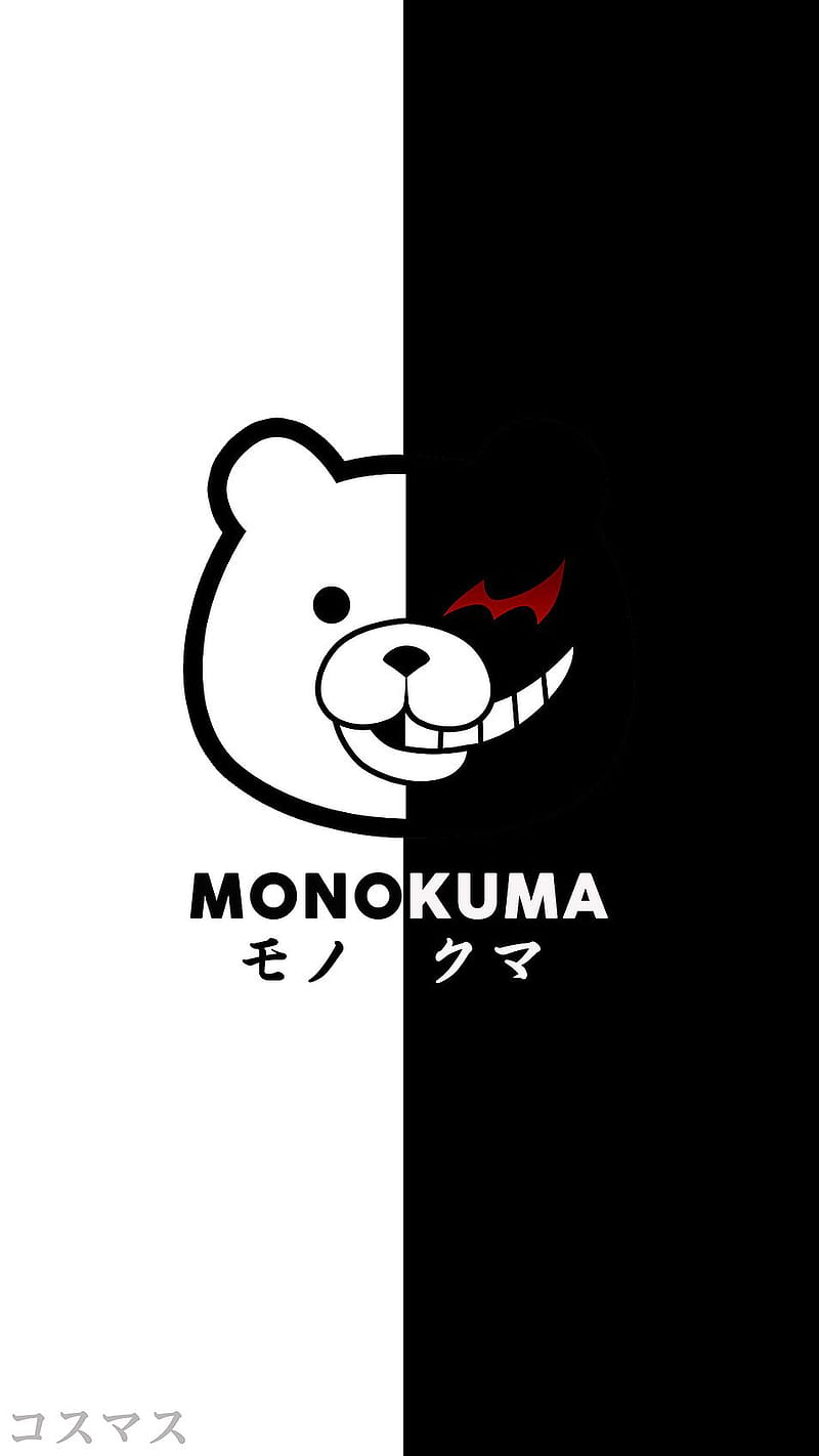 Monokuma, anime, danganronpa, game, HD phone wallpaper