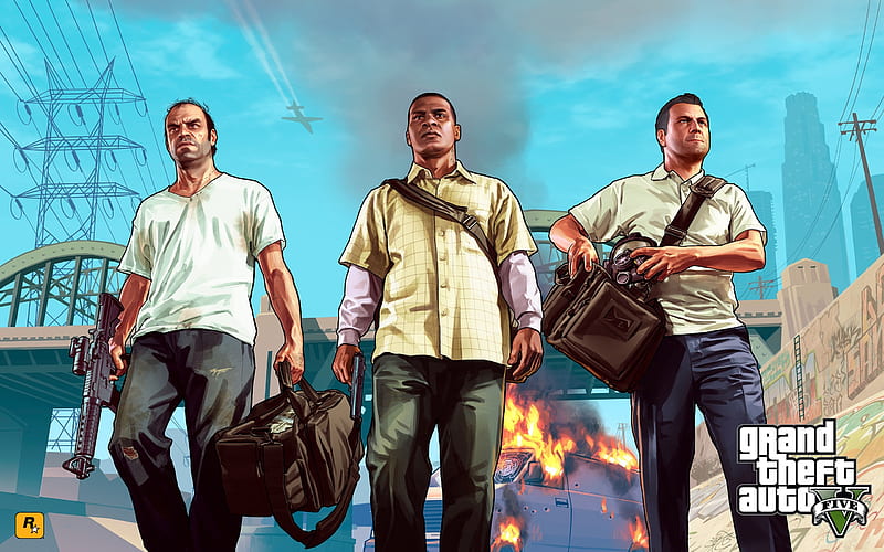 trevor franklin michael-Grand Theft Auto V GTA 5 Game, HD wallpaper