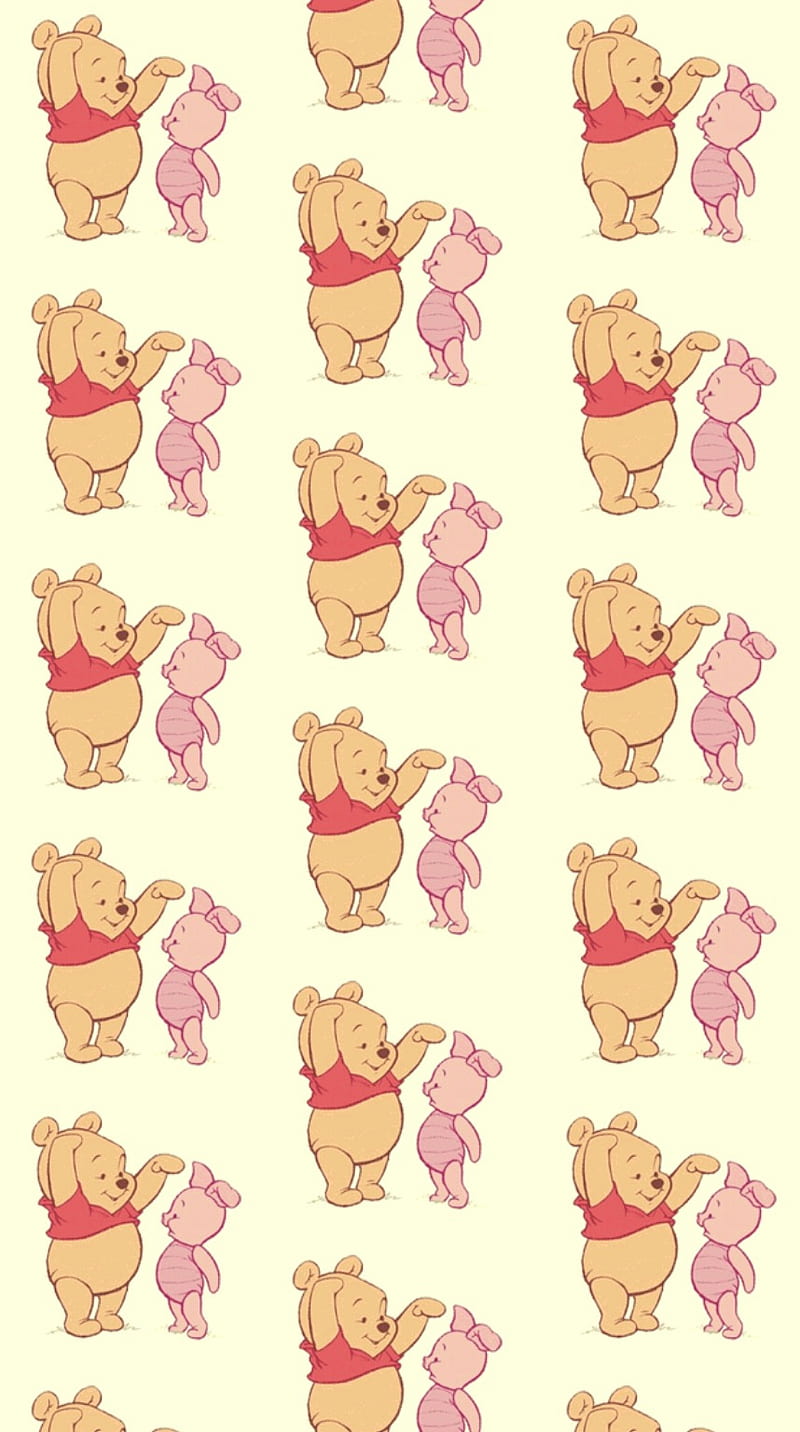 Pooh Piglet, pooh, winnie, piglet, HD phone wallpaper
