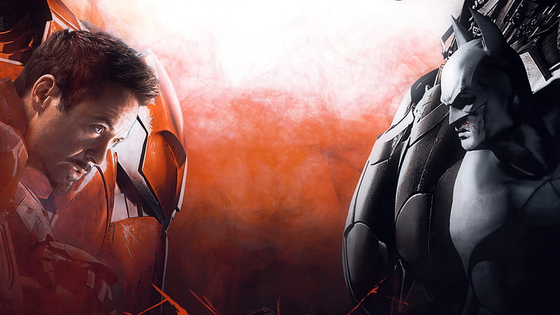 Ironman Vs Batman, iron-man, batman, superheroes, artist, artwork,  digital-art, HD wallpaper | Peakpx