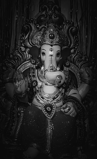 Ganesh Chaturthi Wishes Black Background HD Ganesh Chaturthi Wallpapers |  HD Wallpapers | ID #111165