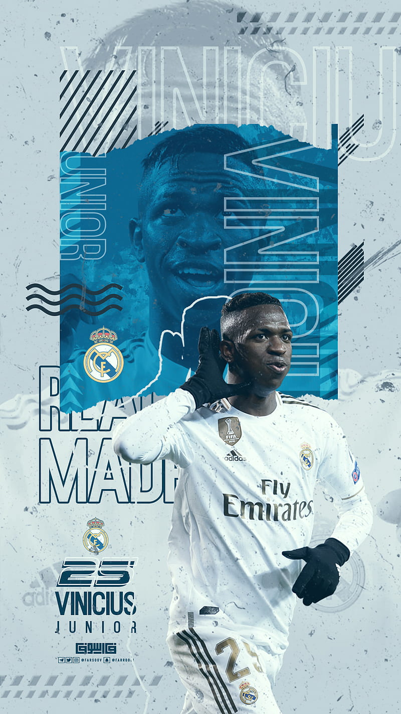 Vinicius By Farsoov, football, real madrid, soccer, sport, viniciusjr ...