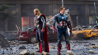 Captain America And Thor, captain-america, thor, avengers, HD wallpaper