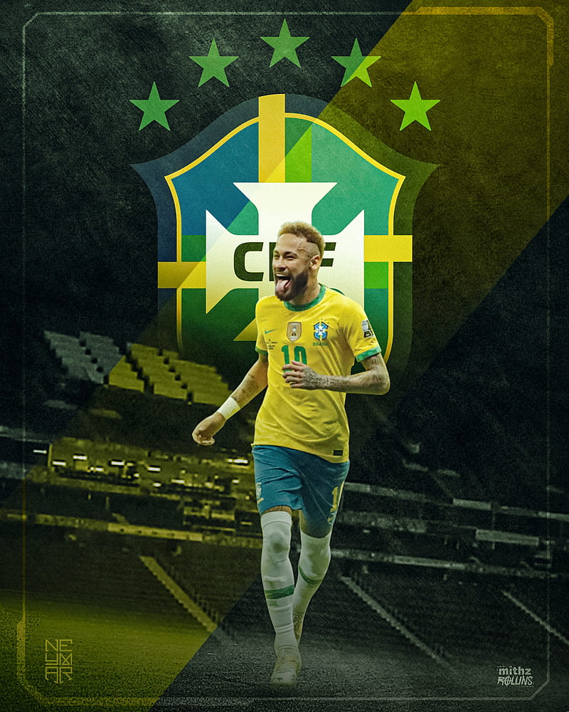Neymar Jr, national team, copa america 2021, brazil, brazilian, brasil, football, sport, HD phone wallpaper