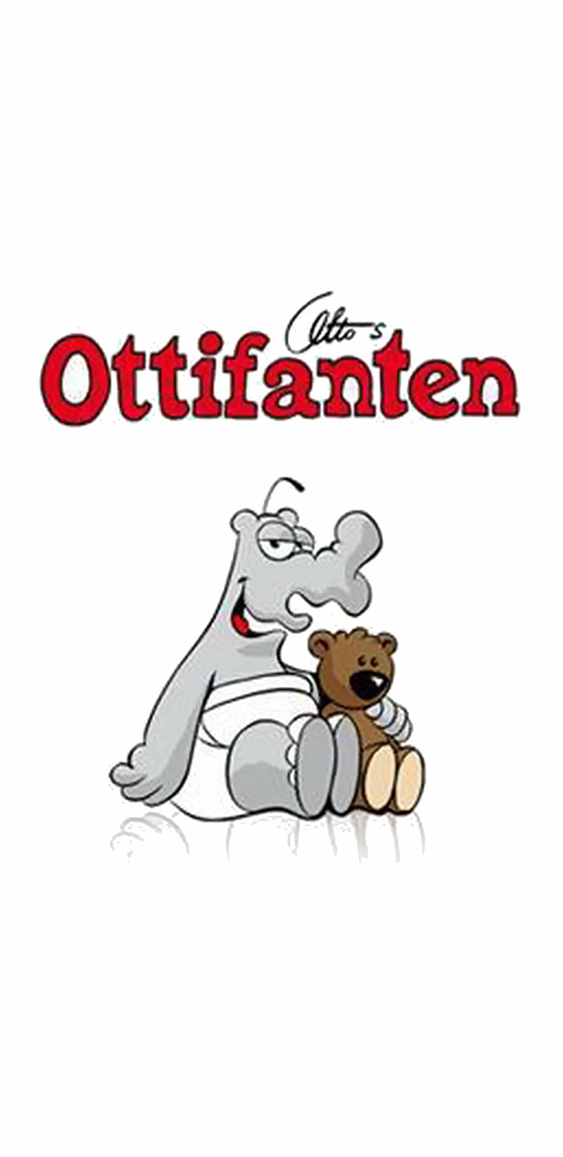 Ottifanten, animal, bear, deutschland, friesland, germany, humor, note 8, oldschool, otto, tiere, HD phone wallpaper