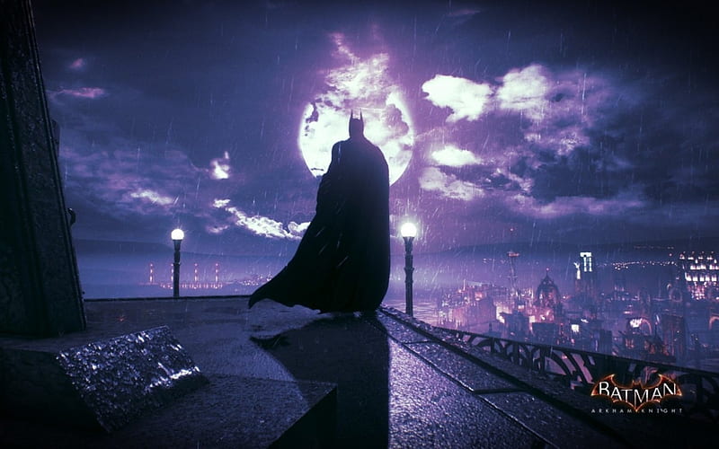 DC Comics Superhero Dark Moon Sky Background 4K HD Batman Wallpapers, HD  Wallpapers