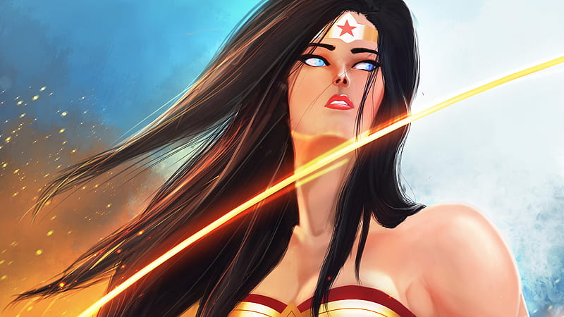 Wonder Woman New Artworks, wonder-woman, digital-art, artwork, artist, superheroes, HD wallpaper