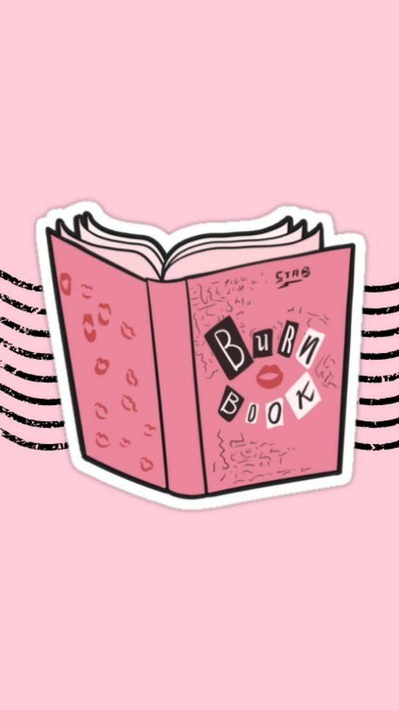 Pink Burn Book burn book mean girls HD phone wallpaper  Peakpx