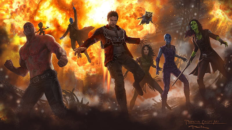 Guardians of the Galaxy Vol 2 Concept Art, guardians-of-the-galaxy, movies, concept-art, artist, HD wallpaper