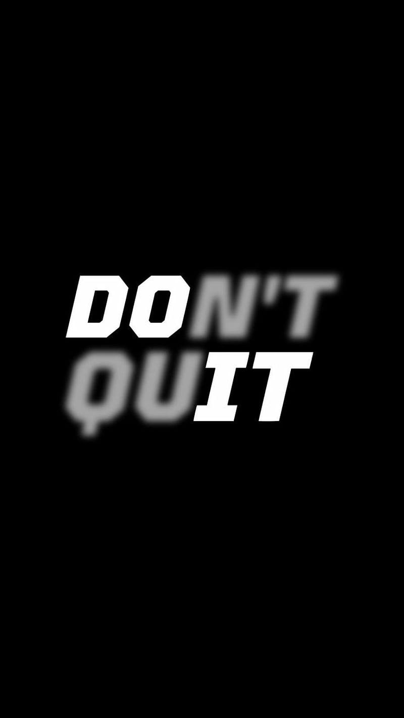 DON'T QUIT INSPIRATIONAL POSTER Paper Print - Quotes & Motivation posters  in India - Buy art, film, design, movie, music, nature and educational  paintings/wallpapers at Flipkart.com