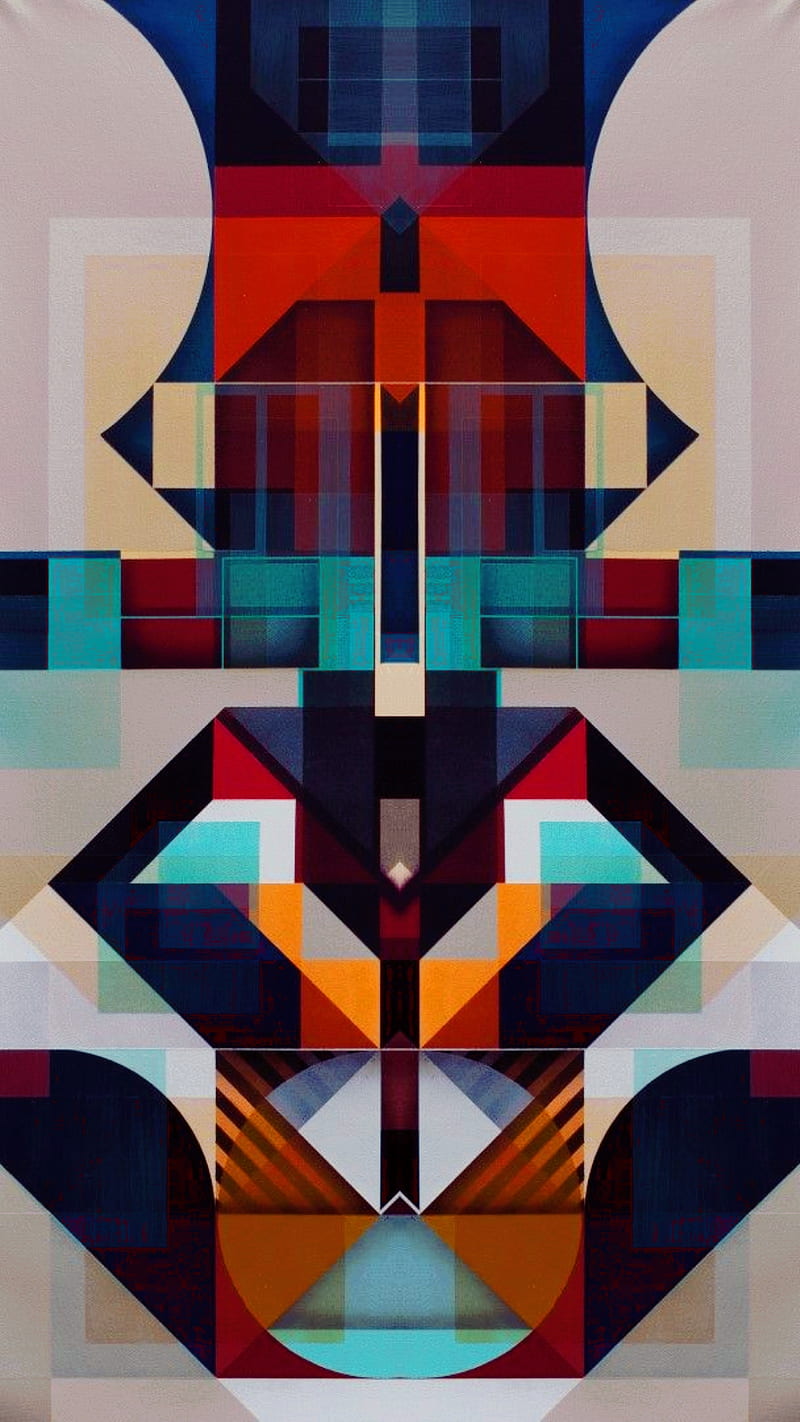 Tribal, abstract, android, colorful, galaxy, geometric, iphone, pattern, red, samsung, HD phone wallpaper