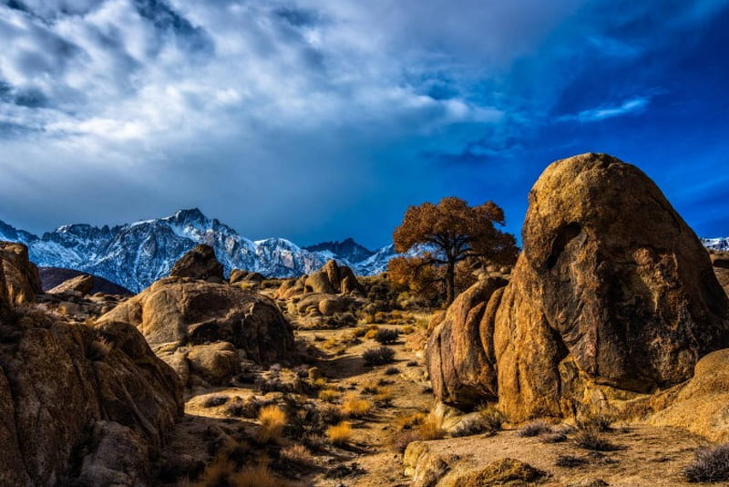 Sierra Nevada, mountain, desert, nature, fun, HD wallpaper