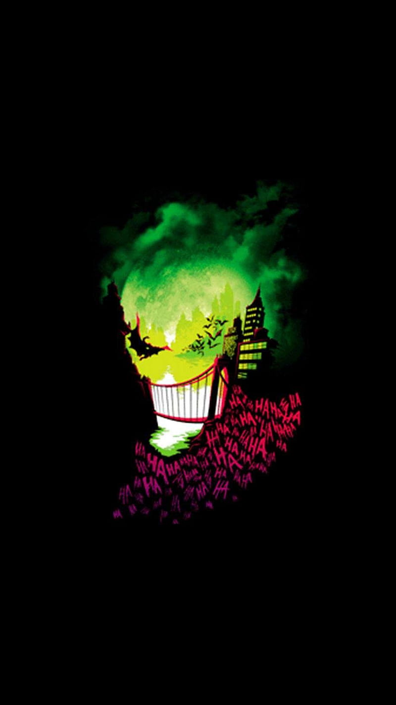 Why so serious, batman, comics, green and purple, haha, joker, HD phone wallpaper
