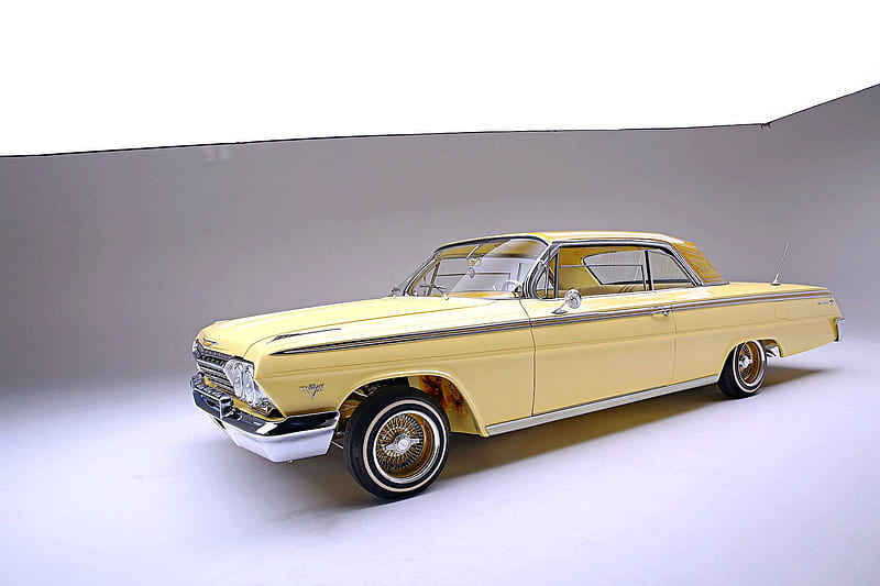 1962-Chevrolet-Impala, Classic, Gm, Lowrider, 1962, HD wallpaper