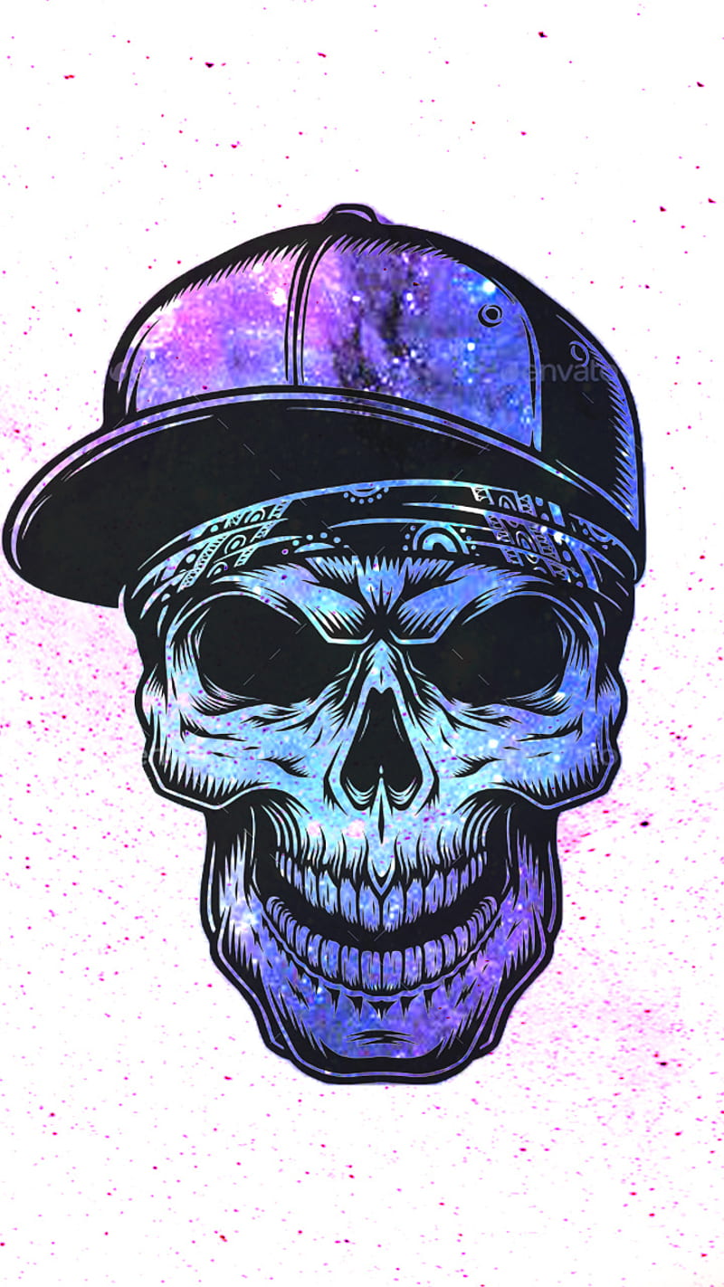 Skull, galaxy, king, HD phone wallpaper | Peakpx