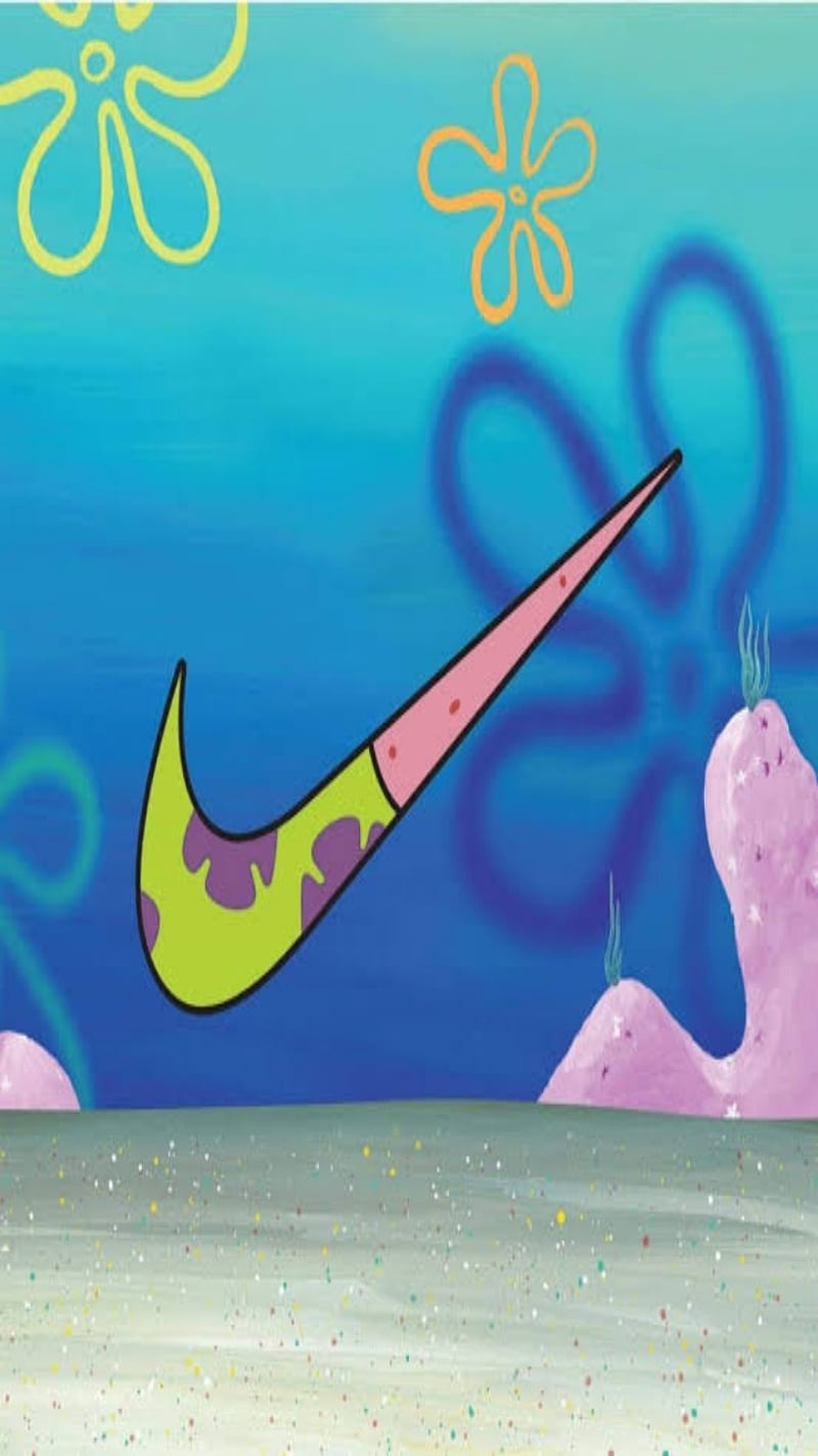 Nike X Bob Esponja, cartoon, universe, HD phone wallpaper