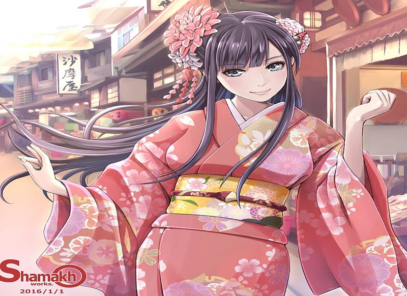 Japanese Kimono Hair Decoration Flower Set | Kawaii hairstyles, Hair  decorations, Hair styles