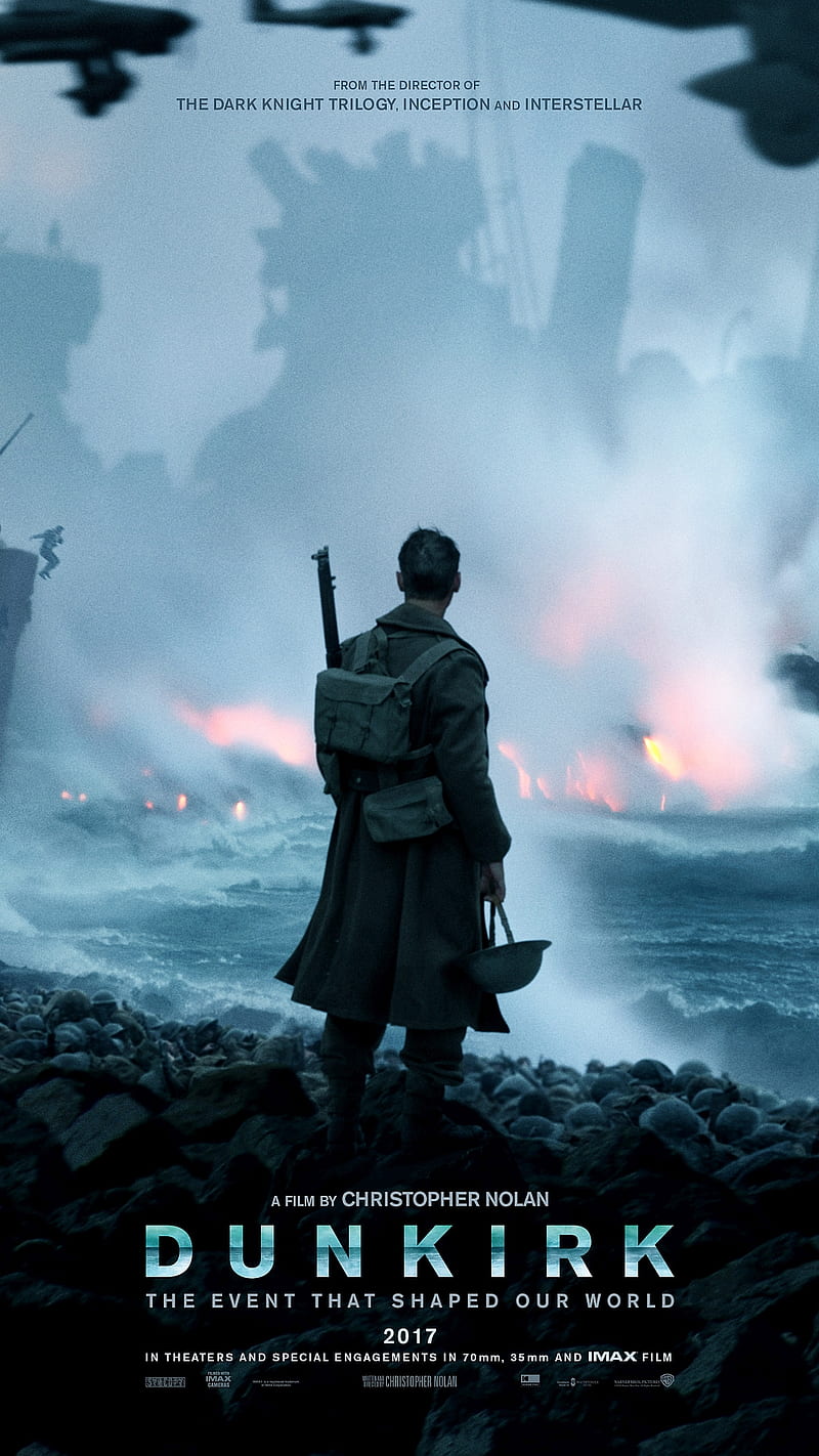 Dunkirk 2017, battlefield, duty, movie, poster, guerra, HD phone wallpaper