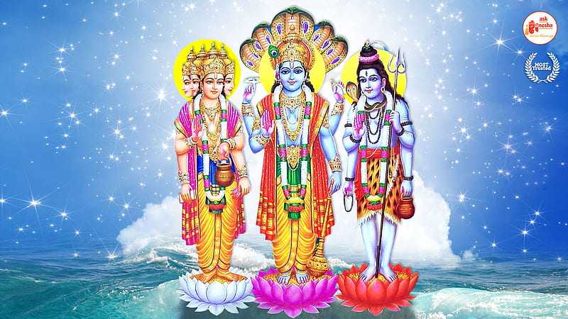 Tri Dev []. on Askganesha, Lord Brahma, HD wallpaper