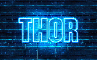 thor neon sign