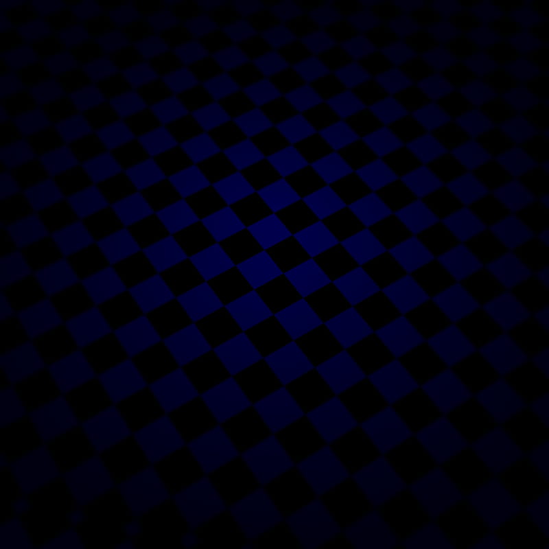 Blue checkerboard, pattern, black, HD phone wallpaper