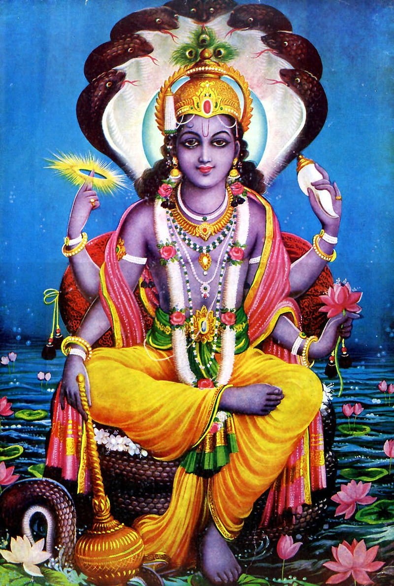 Vishnu, god, lord, HD phone wallpaper