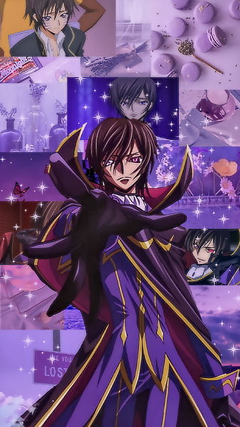 Lelouch Vi Britannia Aesthetic Anime Code Geass Edit Purple Hd Mobile Wallpaper Peakpx