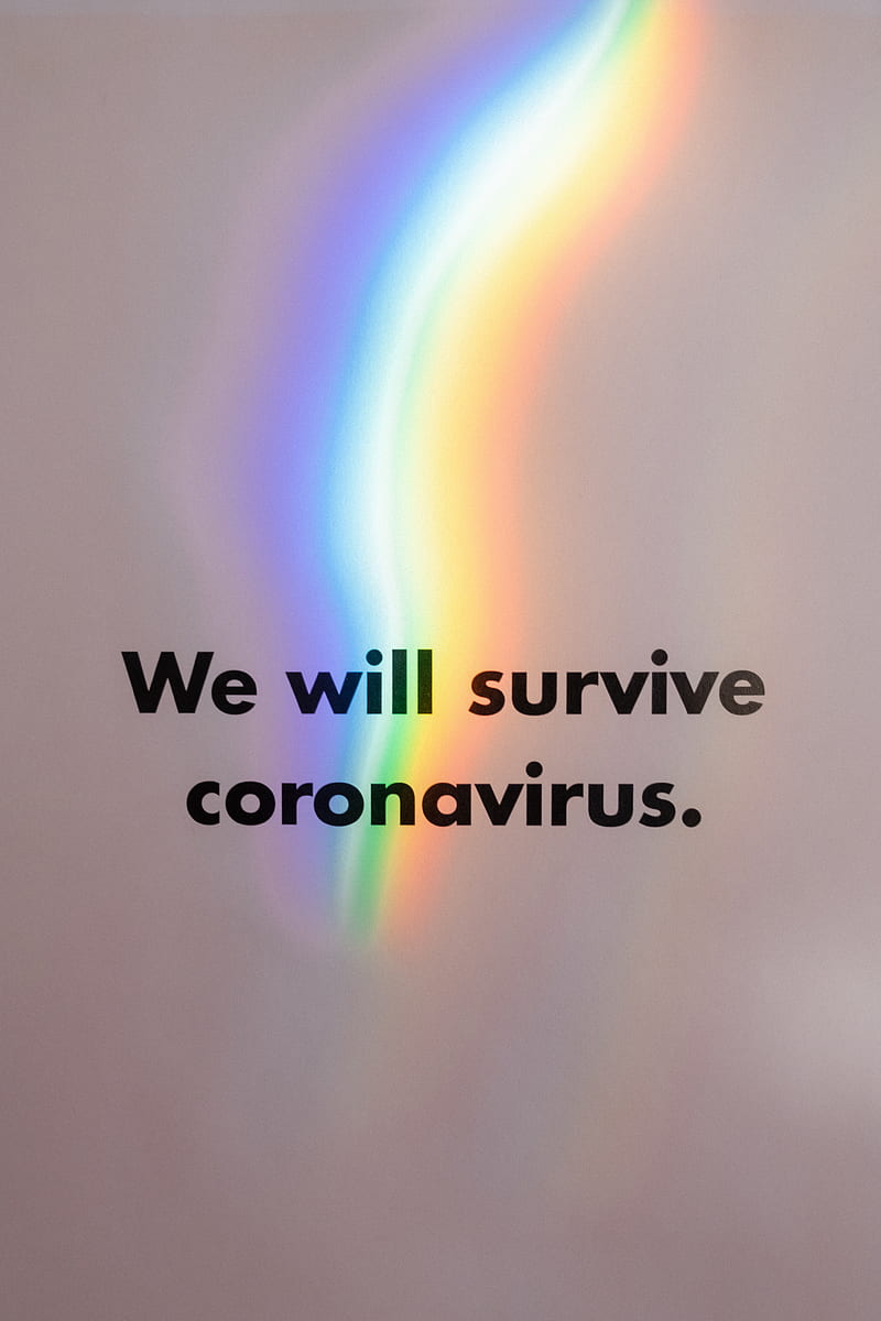 A Slogan With Positive Outlook On Coronavirus, HD phone wallpaper