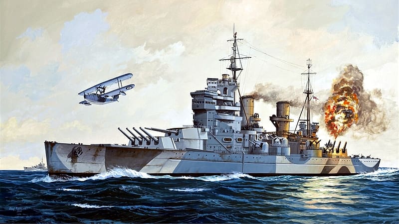 Battleship, Military, Royal Navy, Hms Duke Of York (17), Warships, HD wallpaper