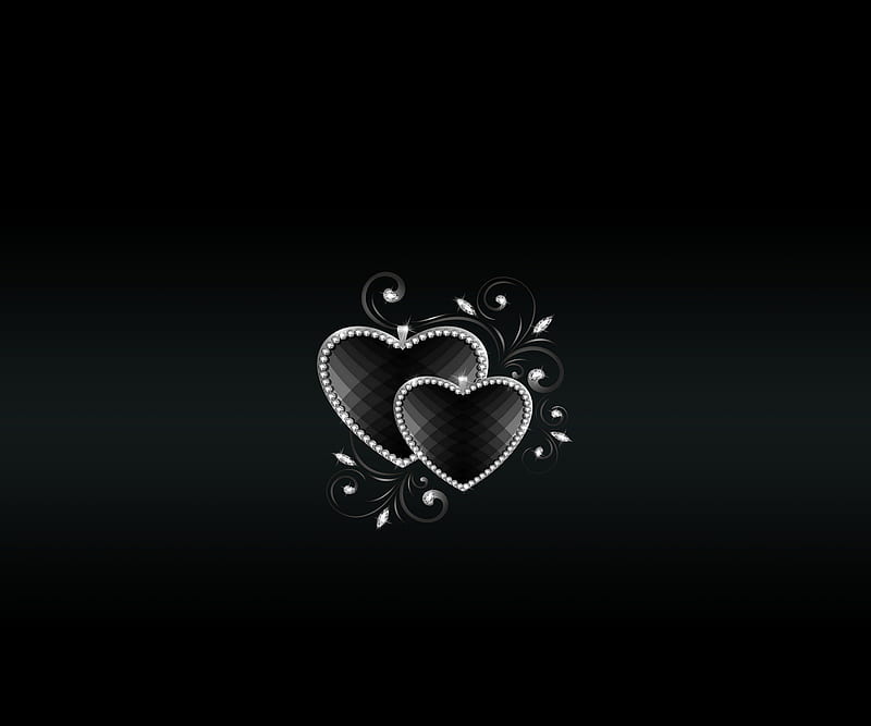 Black heart, art, black, desenho, flirt, heart, love, new, nice, romantic, HD  wallpaper | Peakpx