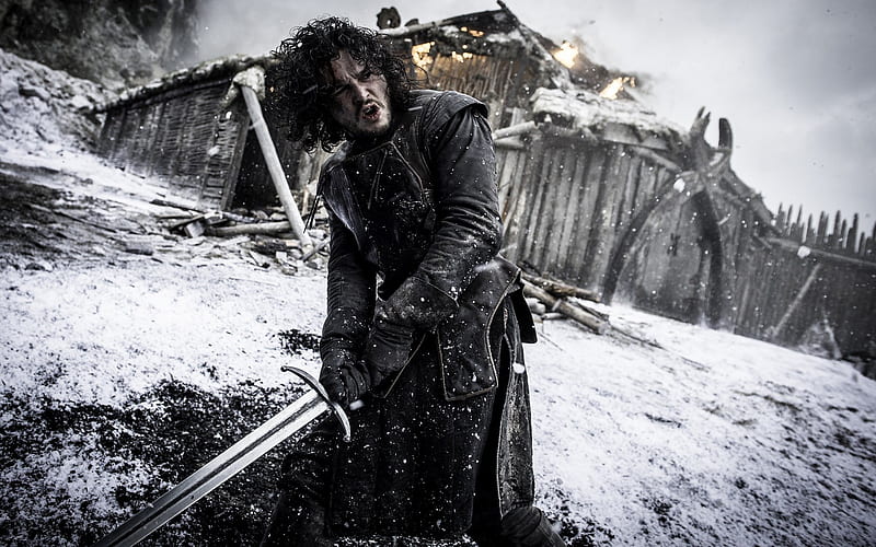 Warden Of The North Jon Snow, game-of-thrones, tv-shows, jon-snow, HD wallpaper