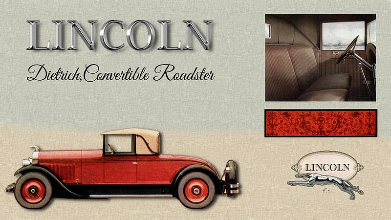 1927 Lincoln Dietrich Convertible Roadster, Ford Motor Company, 1927 Lincoln, Lincoln Cars, Lincoln background, Lincoln Automobiles, Lincoln, HD wallpaper