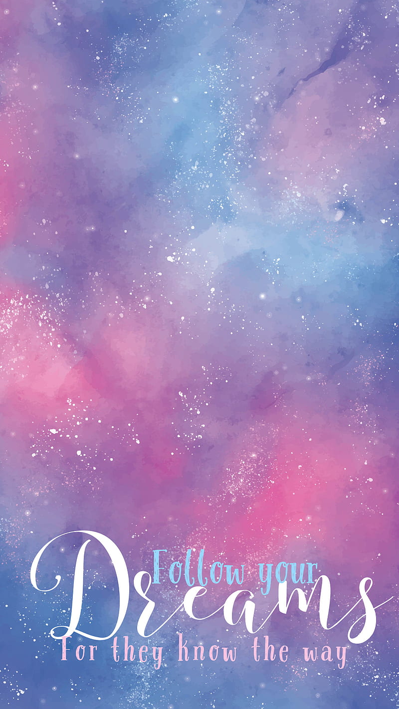 Dreams, Galaxy, Nebula, Purple, Sky, Space, Universe, Hd Phone 