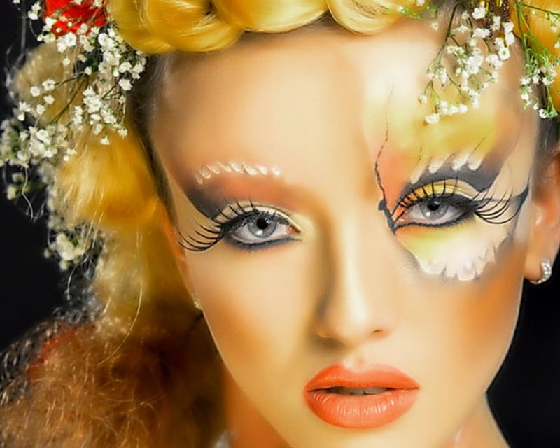 Artistic Beauty, make up, face, woman, style, HD wallpaper | Peakpx