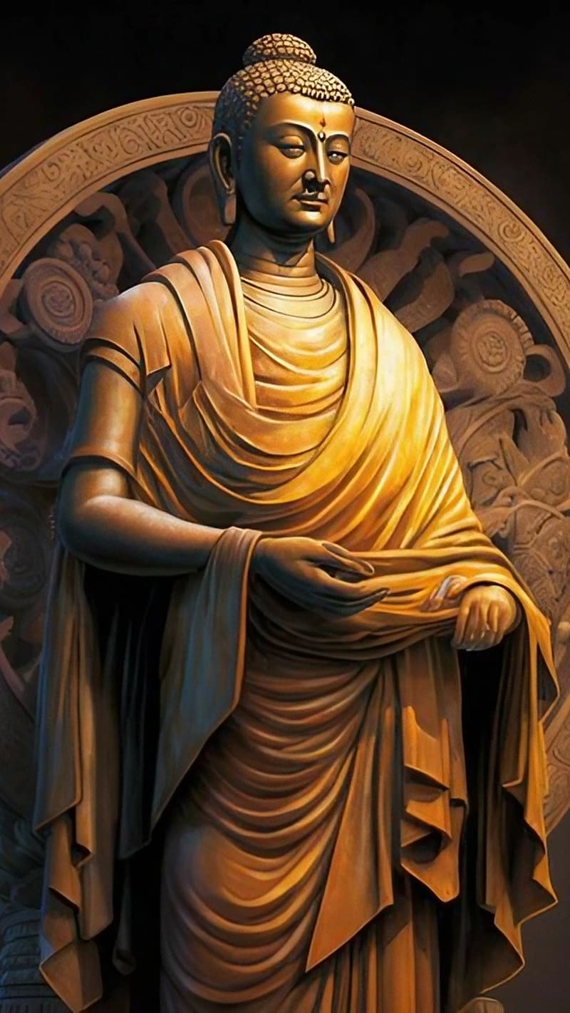 Gautam Buddha , Animation, siddhartha gautama, lord, HD phone wallpaper