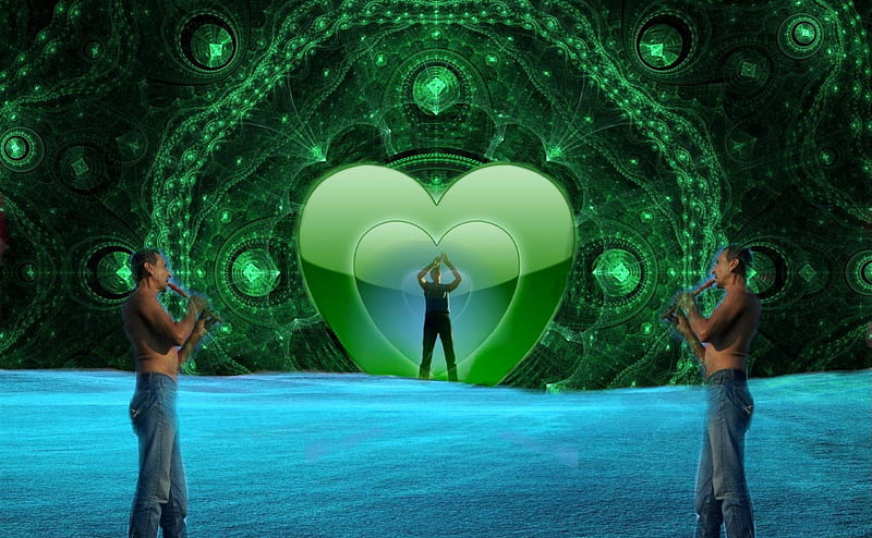 Heart-Quantum5, spirit, universum, geist, bicieEL, HD wallpaper