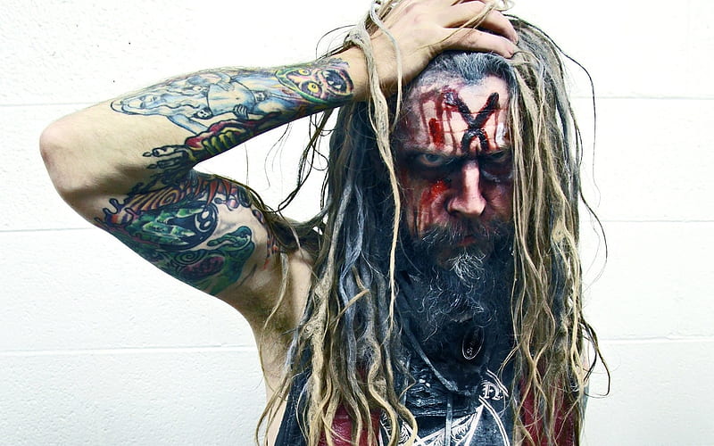 Rob Zombie, rock musician, industrial metal, heavy metal, tattoo, HD wallpaper