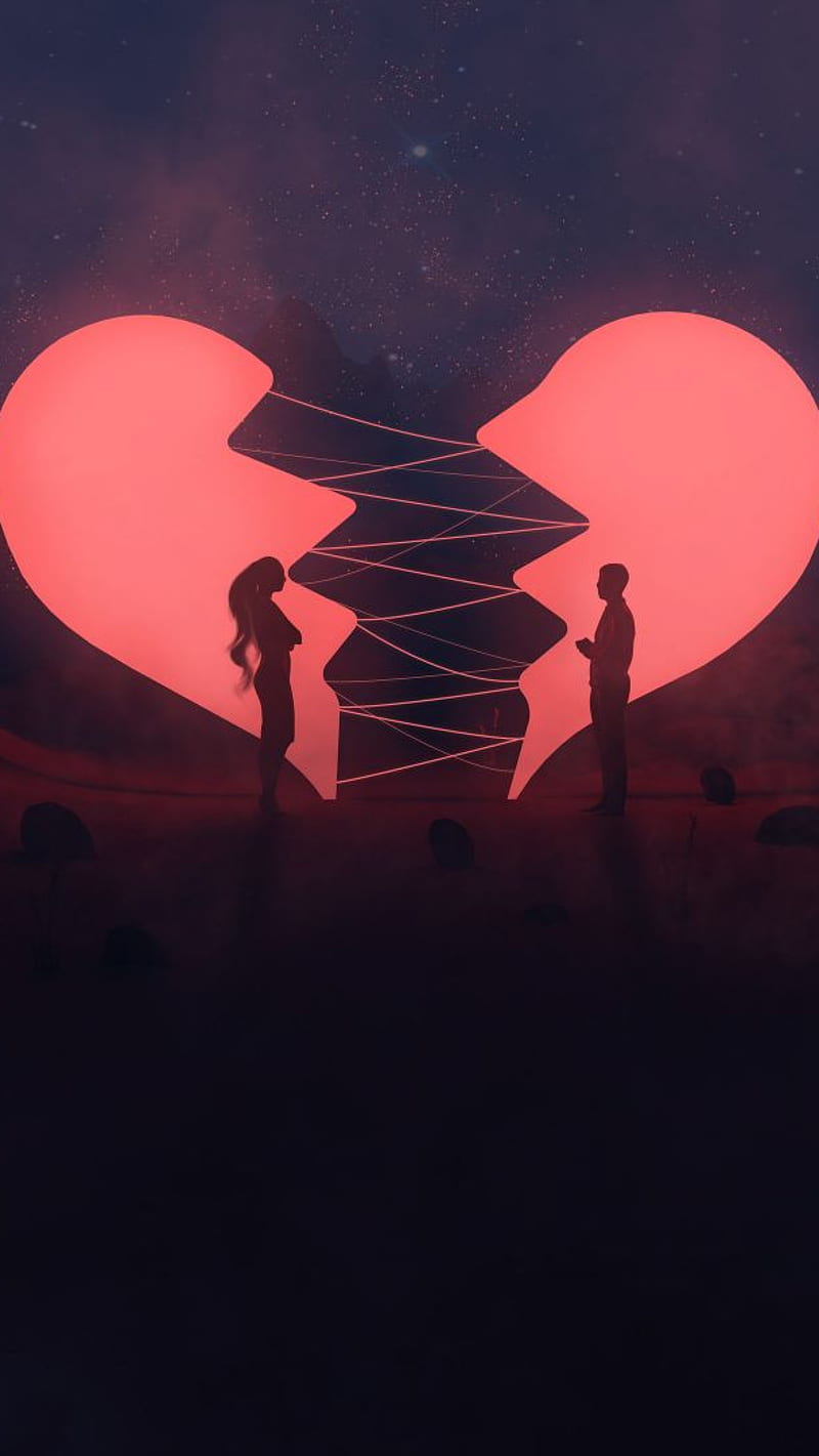 Love-Broken heart , love, broken heart, couple, breakup, HD phone wallpaper
