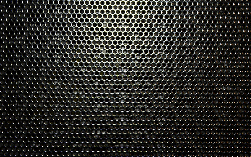 metal grid pattern, macro, gray metal background, grunge background, black metal grid, metal grid, metal backgrounds, metal grid background, metal textures, grid patterns, black backgrounds, HD wallpaper