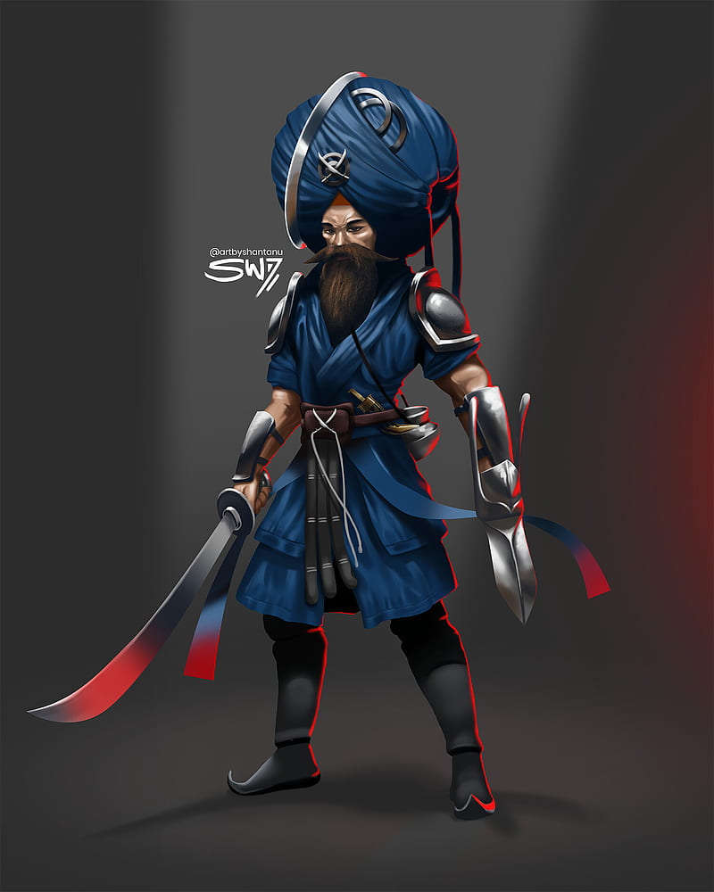 ArtStation - A Sikh Warrior Concept, Sikh Warriors, HD phone wallpaper |  Peakpx