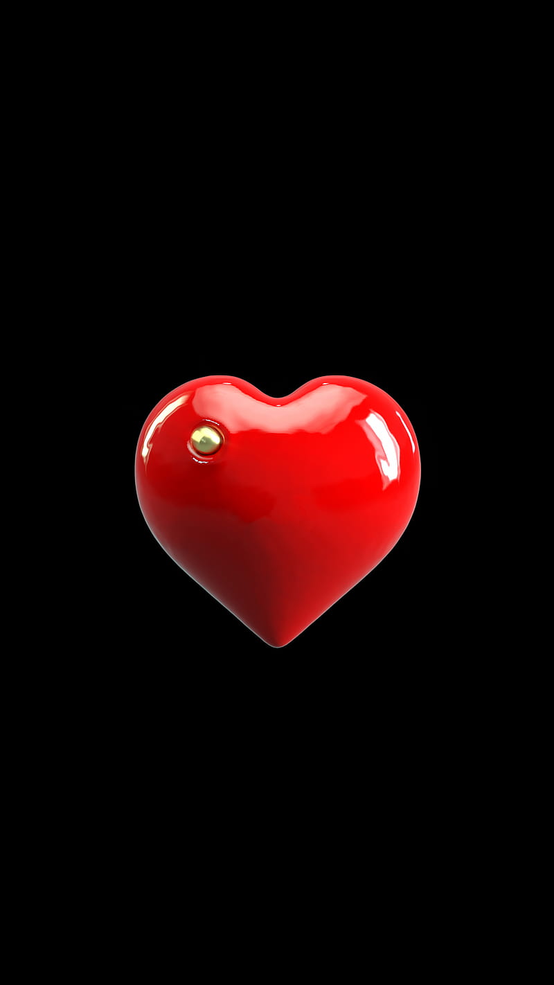 Blood Heart, black, gold, iphone, love, red, sumsung, valentine ...